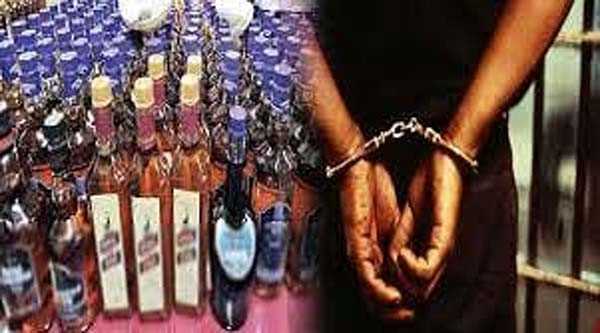 पटना में 500 कार्टन विदेशी शराब बरामद, तीन गिरफ्तार